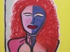 Redheaded Woman, ~ Mixed Emotions (22x28)